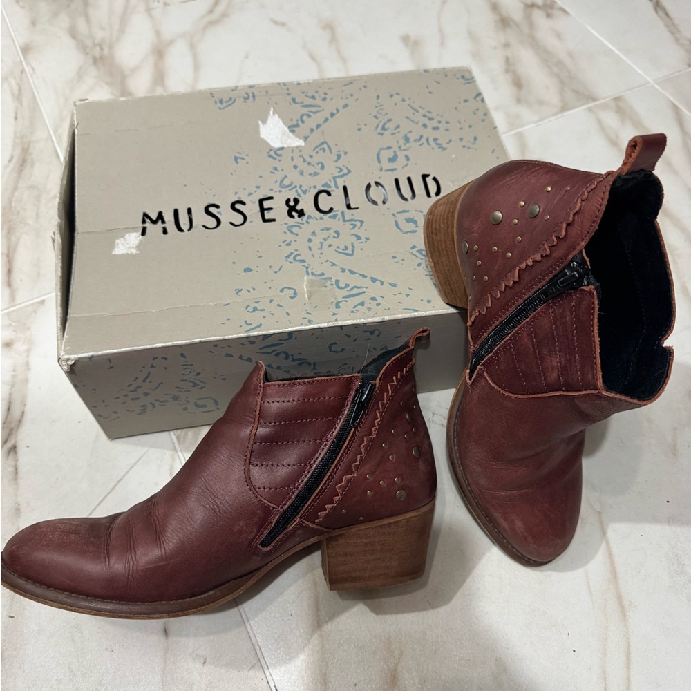 Musse & Cloud leather Ankle Boots - Picture 6 of 11